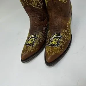 NCAA Appalachian State‎ Mountaineers Embroidered Distressed Men\'s Gameday Boots Gameday Boots | Shoes | Gameday Boots Appalachian State  main image 4